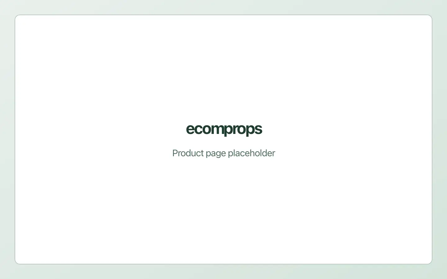 Storefront product page showing catalog content
